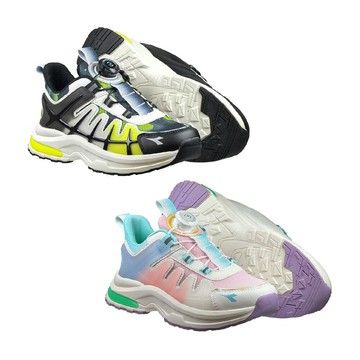 DIADORA迪亞多那 大童專業慢跑鞋 13525黑綠/13526藍紫