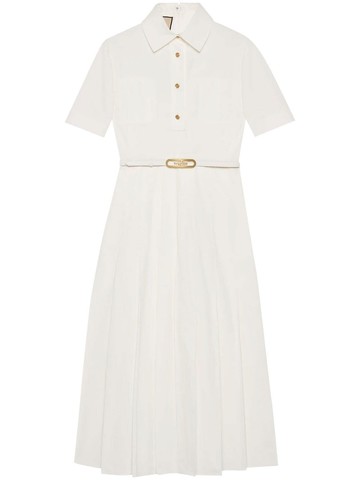 Gucci Cotton Poplin Long Dress