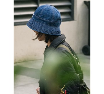 NON STOCK 牛仔漁夫帽 盆帽 洗水丹寧 遮陽 男女款Bucket Hat