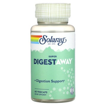 Solaray, Super Digest Away，60 粒素食膠囊