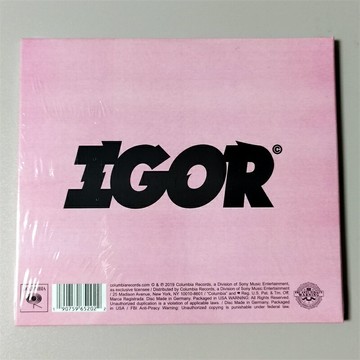 嘻哈巨星 Tyler The Creator Igor 2019全新專輯 CD
