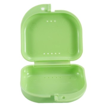 其他品牌 外出攜帶透氣盒 牙套收納盒 維持器盒 活動假牙盒 攜帶方便  綠  1入