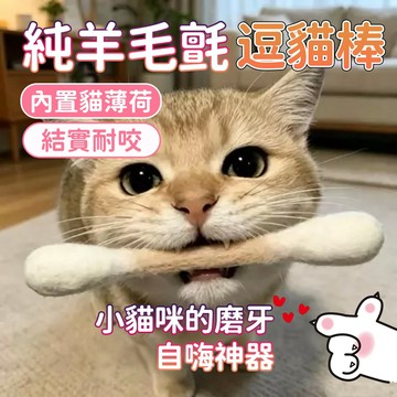 巨大棉花棒 貓薄荷棉花棒 貓咪磨牙棒 貓咪棉花棒 貓咪踢踢包 棉簽逗貓棒 逗貓玩具 羊毛氈棉花棒777