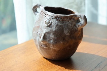 【喬遷禮物】聖靈之皿花器侘寂風雕塑擺件收藝術作品