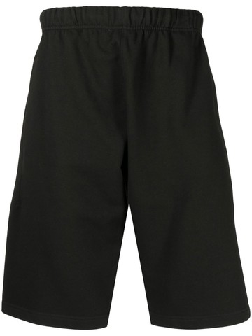 Kenzo - Black Embroidered Logo Track Shorts - men - Cotton - XXL