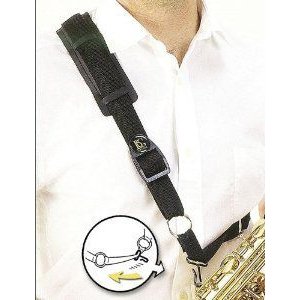 BG S02M Saxophone Shoulder Strap for Alto Tenor and Baritone Saxophone with Metal hook