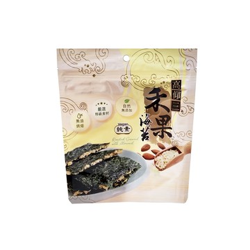高仰三 禾果海苔杏仁 杏仁搭配海苔片 香脆口感 美味涮嘴 營養美味  75g  1包