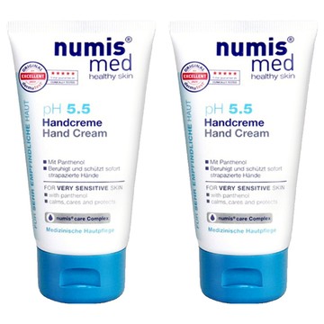 numis med 樂美思 護手霜 pH5.5 2712  75ml  2條