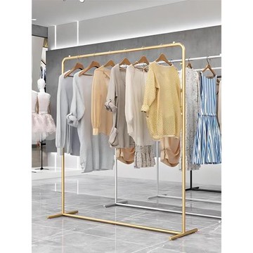 晾衣架落地衣架子家用掛衣室內掛衣服架子臥室簡易鋼管涼衣架掛桿