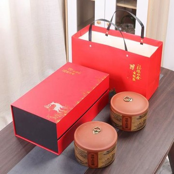 茶葉包裝盒空禮盒陶瓷茶罐紅茶綠茶白茶龍井紫砂陶罐高檔空盒罐裝