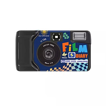 其他品牌相機 【LFANI 樂斐】FILM DIARY底片星球 翻玩系列彩色27張一次性閃光即可拍相機