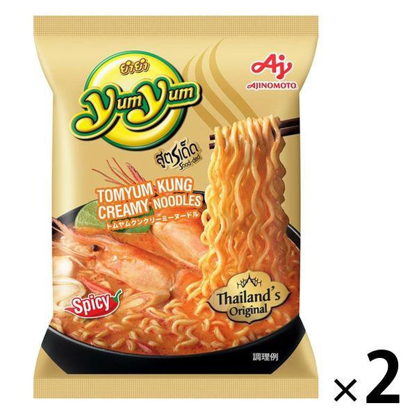 味の素袋麺 YumYum＜ヤムヤム＞ 本格トムヤムクン クリーミーヌードル 77g 1セット（2個） 味の素 エスニック（わけあり品）