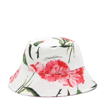 Dolce & Gabbana - White Cotton Bucket Hat