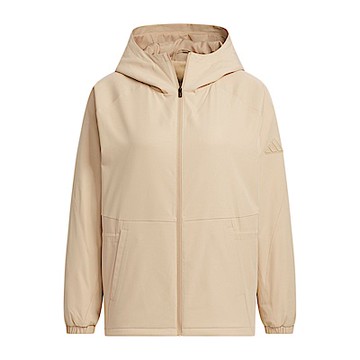 Adidas MT ALL DAY JKT JM8813 女 連帽外套 運動外套 寬鬆 休閒穿搭 奶茶