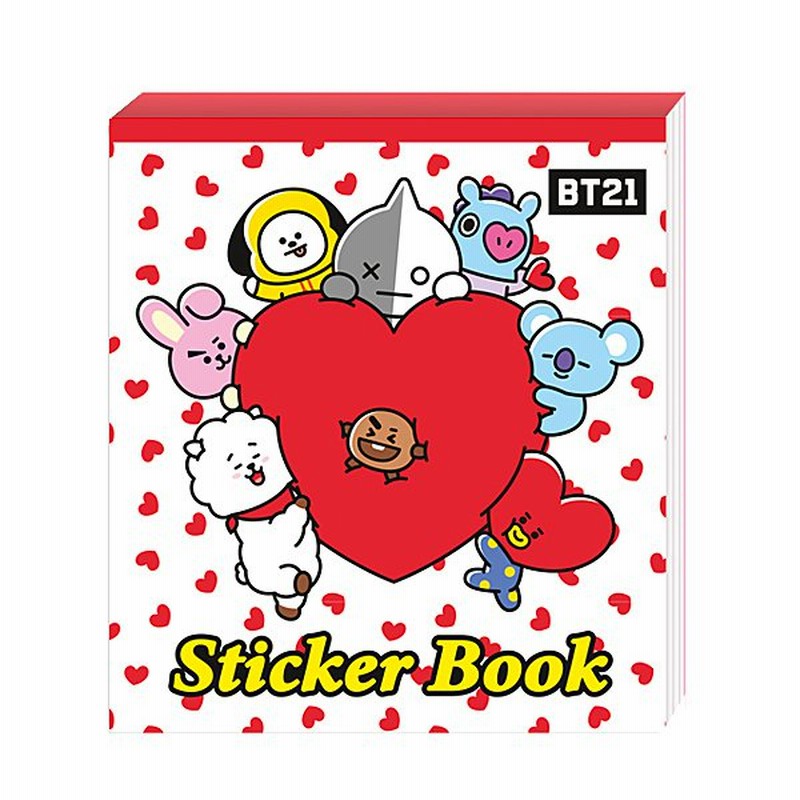 Bt21 ステッカー ブック 韓国 文具 文房具 シール かわいい 防弾少年団 Bts 公式 通販 Lineポイント最大0 5 Get Lineショッピング