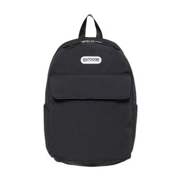 【OUTDOOR】極簡風尚15.6吋電腦後背包-黑色 OD253101BK