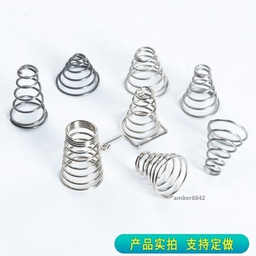 購滿99出貨 高品質 彈簧塔簧壓簧寶塔錐型回位304不繡鋼長短1.0mm線徑機械壓力鋼絲簧