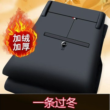 ⚡臺灣熱賣好物⚡西褲冬季加絨加厚直筒寬鬆休閒長褲西裝褲中老年爸爸男校服褲子