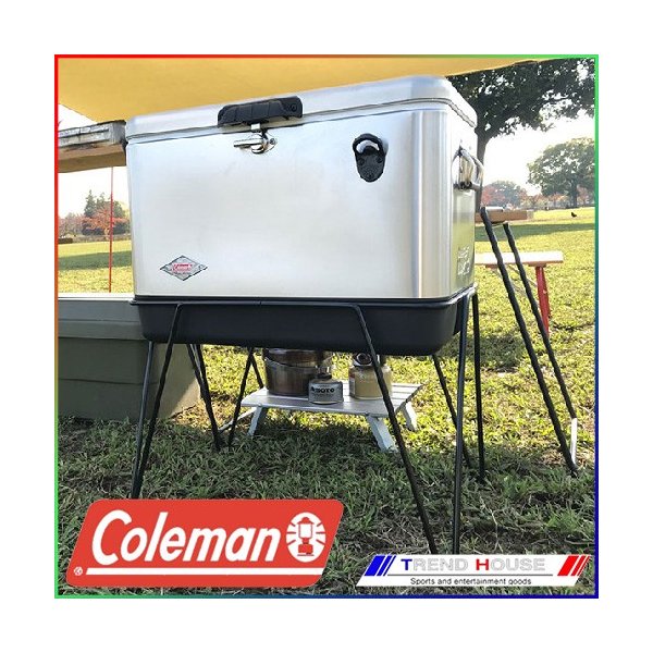 コールマン スチールベルトクーラー 54qt / ステンレススチール ...