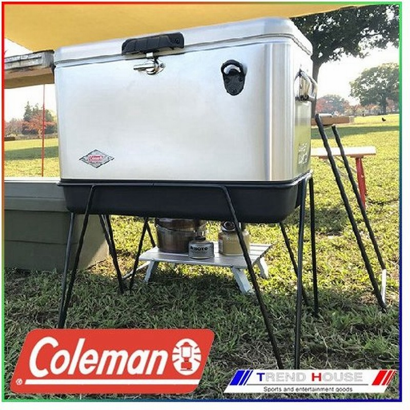 コールマン スチールベルトクーラー 54qt / ステンレススチール ...