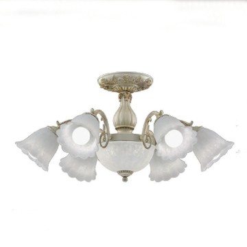 鄉村風半吸頂六燈 B86-64-73502