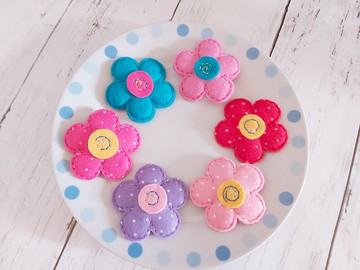 不織布髮飾系列~花兒~~BB夾