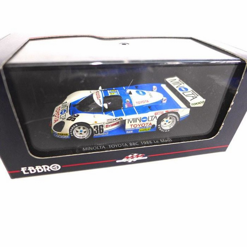 エブロ ミノルタ トヨタ 88C ミニカー 1988 ルマン EBBRO