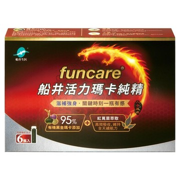 funcare 船井生醫 活力瑪卡純精  6瓶  15ml  1盒