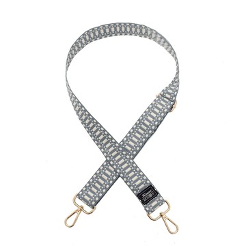 KINAZ 異國織紋品牌質感寬版背帶-城市宮殿-帶我走系列