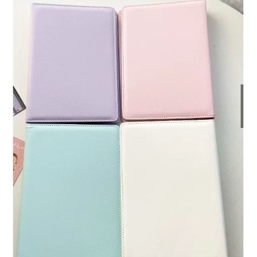 收納卡冊上新 韓國ins糖果 A5大容量 皮質卡冊 活頁相冊 追星 3寸 愛豆專輯 拍立得 明信片 小卡收藏冊