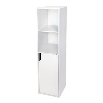 CHIFUN SENHUO 祈樂森活 和曜四格一門櫃 12.5kg  30 x 30 x 120cm  白色