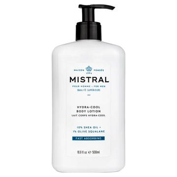 MISTRAL BODY 海洋雪松 身體保濕乳液 涼感 含10%乳木果油+1%橄欖油角鯊烷 快速吸收  500ml  1瓶