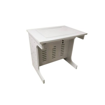 翻轉電腦桌學校多媒體教室培訓桌電動升降辦公會議桌隱藏式翻轉桌[DD120109]