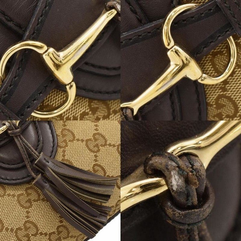 GUCCI グッチ GGキャンバス エミリー チェーンショルダーバッグ