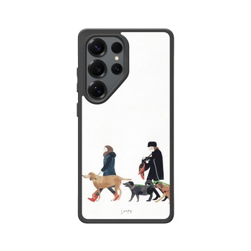 Galaxy S25 Ultra SolidSuit 黑 - Soupy Tang 湯舒皮 - Walking Dogs