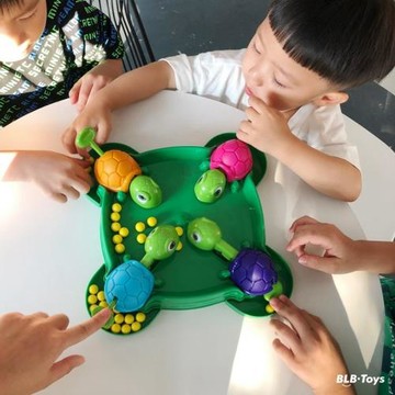 廠家直銷搶食烏龜小龜吃豆豆球游戲親子互動對戰益智玩具抖音爆款