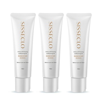 卸妝 SISSECLO 靚源植戀 胺基酸洗卸凝膠-乾濕兩用X3瓶(100ml/瓶)