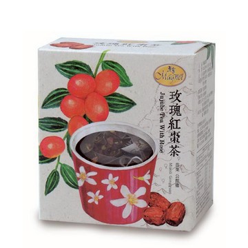 [家速配]曼寧台灣花草茶-玫瑰紅棗茶3g X15