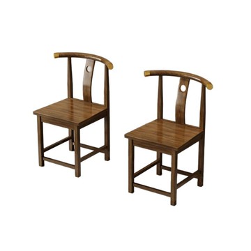 新中式實木椅子仿古新中式靠背橡膠木家用茶桌椅餐椅木椅廠家直銷[DD010109]