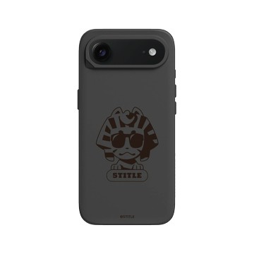 iPhone Air SolidX 黑 - 老高與小茉 - 抬頭星人系列-法老王黑白款