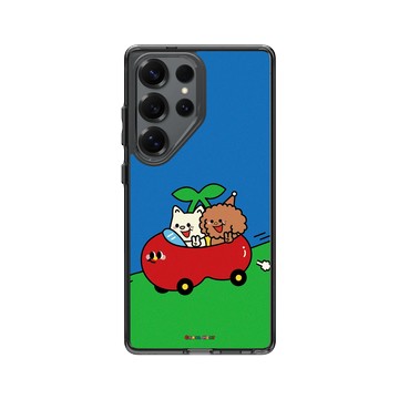 Galaxy S25 Ultra Clear 酷墨灰 - Carol Meat 卡肉 - 衝啊！小狗！