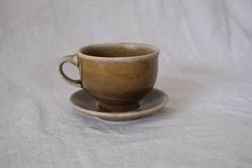 琥珀野斑- 咖啡杯盤組