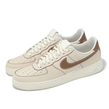 Nike 休閒鞋 Air Force 1 07 男鞋 女鞋 杏色 棕 AF1 IB8865-221
