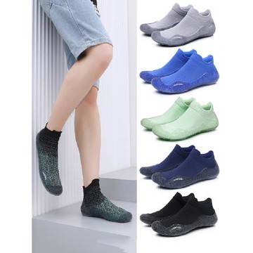 男女情侶大碼沙灘鞋襪涉水兒童防滑軟底潛水浮潛防割跑步機透氣鞋