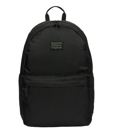 Superdry Women's Classic Patch Montana Backpack Black Size: 1SIZE