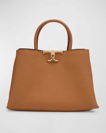 Calf Leather Top-Handle Bag