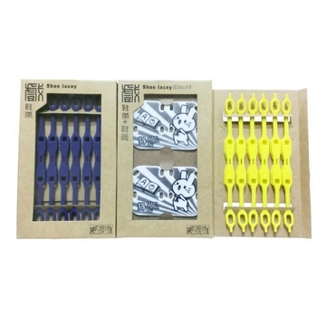 『ROBOX機盒貓』聯名混色限量款--淇淇兔(雪花白)&戲鞋帶(雞蛋黃+深海藍)