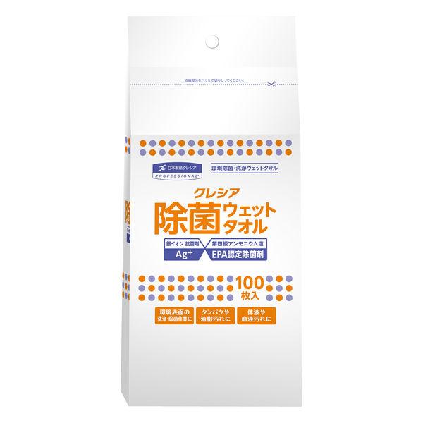 日本製紙クレシア日本製紙クレシア クレシア 除菌ウェットタオル詰め替え用 64145 1個（100枚入）