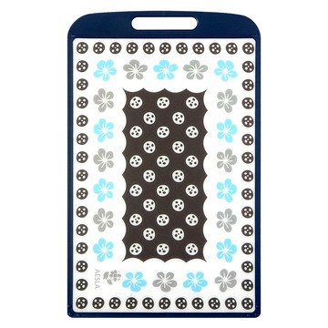 AESLA 兩種花形圖案雙面砧板  450 x 285 x 12mm  1個