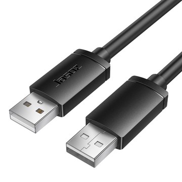 Jasoz D107 USB 公對公數據線/對拷線(1.5M) USB-A to USB-A 磁環抗干擾
